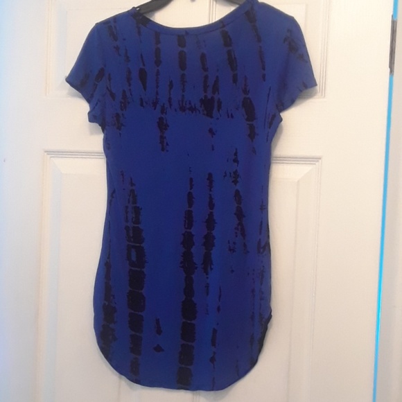 Women's top Blue and Black Size S - Picture 2 of 3